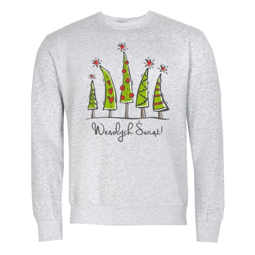 MĘSKA BLUZA ŚWIĄTECZNA BOŻE NARODZENIE CHOINKI WESOŁYCH ŚWIĄT 1