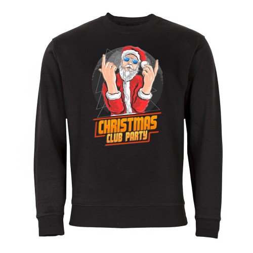 MĘSKA BLUZA ŚWIĄTECZNA BOŻE NARODZENIE DJ SANTA CHRISTMAS CLUB PARTY 1