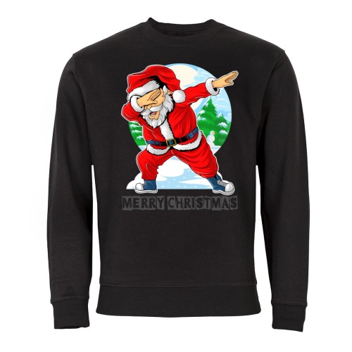 MĘSKA BLUZA ŚWIĄTECZNA BOŻE NARODZENIE SANTA DABBING 1