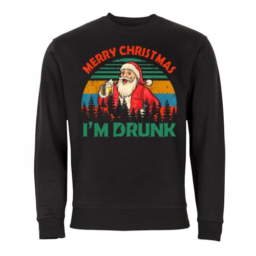 MĘSKA BLUZA ŚWIĄTECZNA BOŻE NARODZENIE MERRY CHRISTMAS I'M DRUNK 1