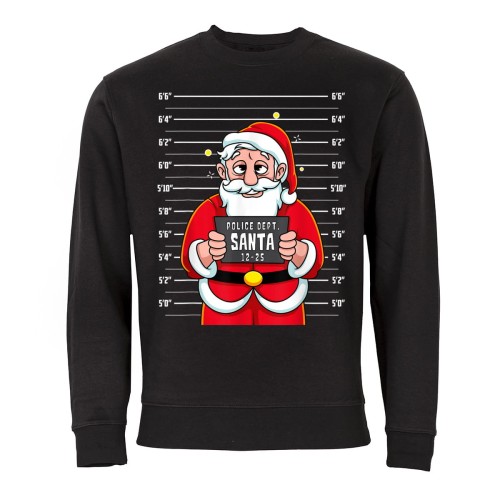 MĘSKA BLUZA ŚWIĄTECZNA BOŻE NARODZENIE ARESZTOWANY ŚWIĘTY MIKOŁAJ 1