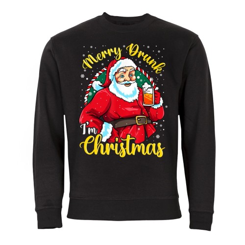 MĘSKA BLUZA ŚWIĄTECZNA BOŻE NARODZENIE ŚWIĘTY MIKOŁAJ Z PIWEM 1