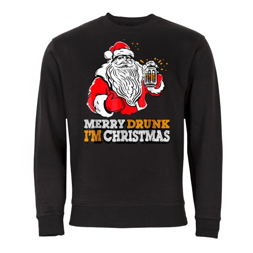 MĘSKA BLUZA ŚWIĄTECZNA BOŻE NARODZENIE ŚWIĘTY MIKOŁAJ Z PIWEM