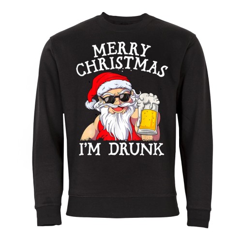 MĘSKA BLUZA ŚWIĄTECZNA BOŻE NARODZENIE PIJANY ŚWIĘTY MIKOŁAJ