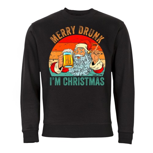 MĘSKA BLUZA ŚWIĄTECZNA BOŻE NARODZENIE MIKOŁAJ Z KUFLEM PIWA 1