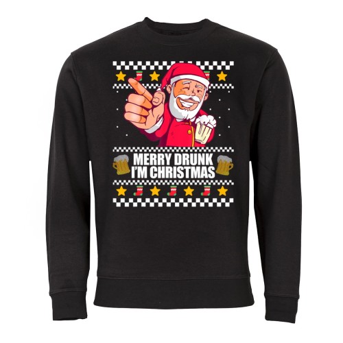 MĘSKA BLUZA ŚWIĄTECZNA BOŻE NARODZENIE ŚWIĘTY MIKOŁAJ Z KUFLEM PIWA 1