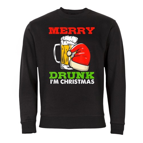MĘSKA BLUZA ŚWIĄTECZNA BOŻE NARODZENIE ŚWIĄTECZNY KUFEL Z PIWEM