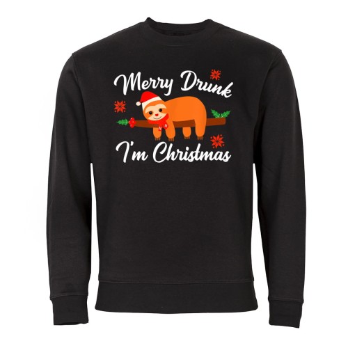 MĘSKA BLUZA ŚWIĄTECZNA BOŻE NARODZENIE ŚWIĄTECZNY LENIWIEC