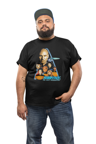 MĘSKA KOSZULKA SERIALOWA STAR TREK NASTĘPNE POKOLENIE 3