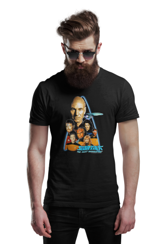 MĘSKA KOSZULKA SERIALOWA STAR TREK NASTĘPNE POKOLENIE 4