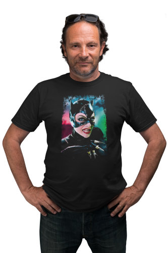 MĘSKA KOSZULKA FILMOWA KOBIETA KOT CATWOMAN 3