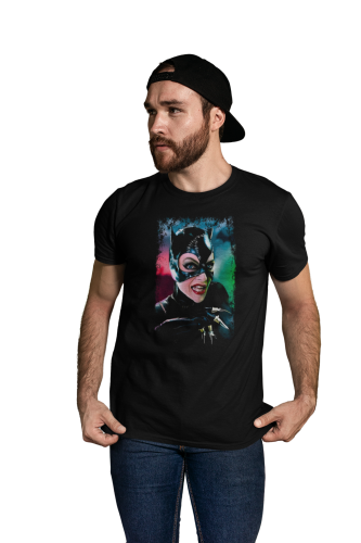 MĘSKA KOSZULKA FILMOWA KOBIETA KOT CATWOMAN 6