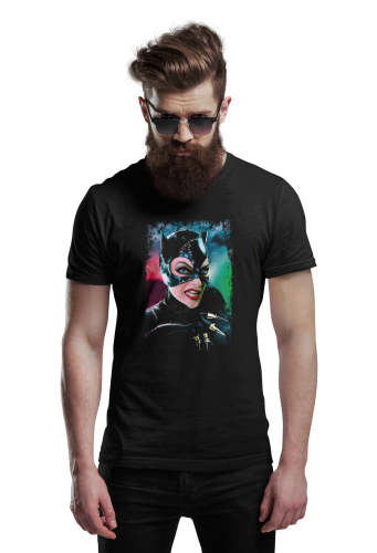 MĘSKA KOSZULKA FILMOWA KOBIETA KOT CATWOMAN 5