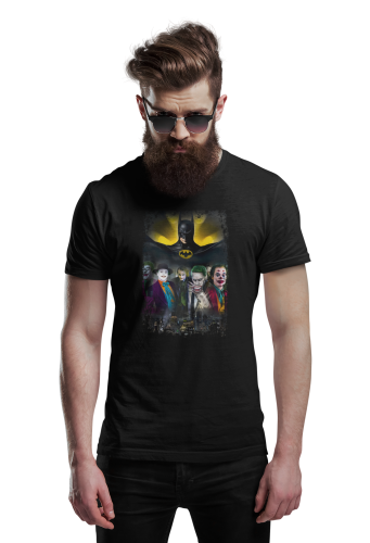 MĘSKA KOSZULKA FILMOWA BATMAN JOKER GOTHAM CITY 5