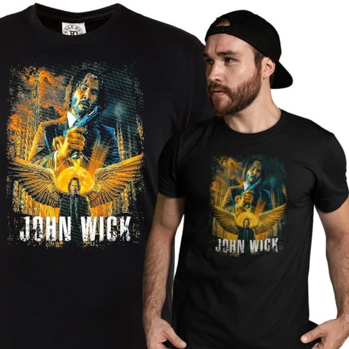 MĘSKA KOSZULKA FILMOWA JOHN WICK KEANU REEVES 1