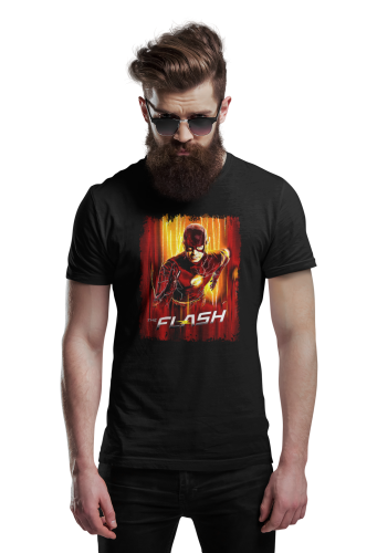MĘSKA KOSZULKA FILMOWA FLASH DC COMICS 4