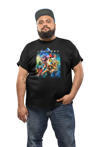 MĘSKA KOSZULKA FILMOWA AQUAMAN DC COMICS 3
