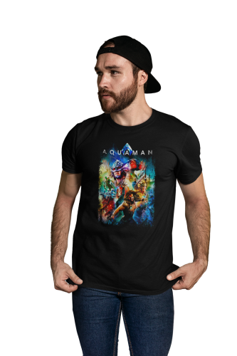 MĘSKA KOSZULKA FILMOWA AQUAMAN DC COMICS 6