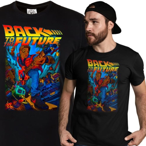 MĘSKA KOSZULKA FILMOWA POWRÓT DO PRZYSZŁOŚCI 1