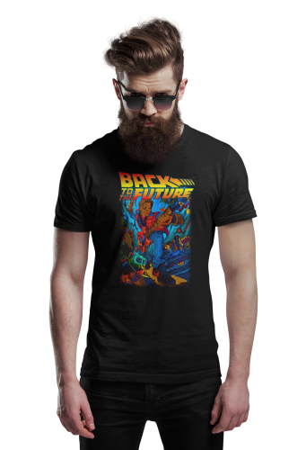 MĘSKA KOSZULKA FILMOWA POWRÓT DO PRZYSZŁOŚCI 4