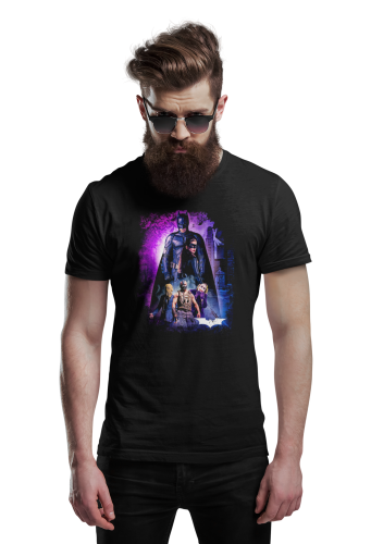 MĘSKA KOSZULKA FILMOWA BATMAN SUPERBOHATER 4