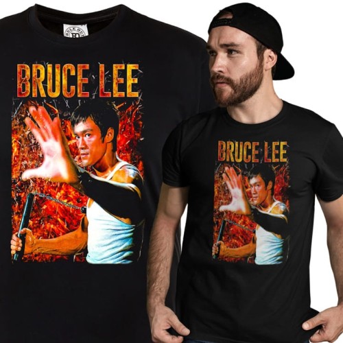 MĘSKA KOSZULKA FILMOWA BRUCE LEE MISTRZ SZTUK WALKI 1