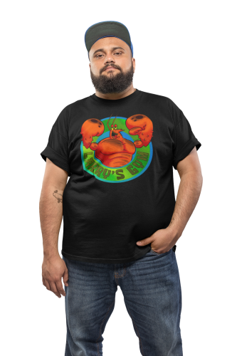 KOSZULKA MĘSKA NA SIŁOWNIĘ SPONGEBOB PAN KRAB LARRY'S GYM 3