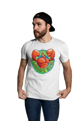 KOSZULKA MĘSKA NA SIŁOWNIĘ SPONGEBOB PAN KRAB LARRY'S GYM 6