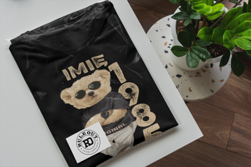 PERSONALIZOWANA KOSZULKA PREZENT NA 30 40 50 URODZINY PLUSZOWY MIŚ PODAJ IMIĘ I ROK 6