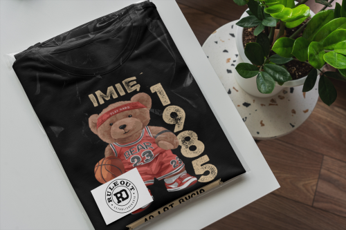 PERSONALIZOWANA KOSZULKA PREZENT NA URODZINY MIŚ KOSZYKARZ PODAJ IMIĘ I ROK 6