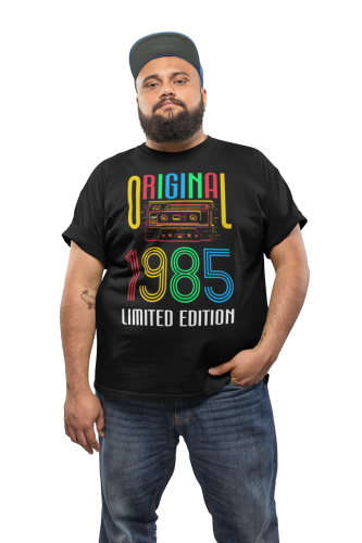 PERSONALIZOWANA KOSZULKA PREZENT NA 30 40 50 URODZINY RETRO LIMITOWANA EDYCJA PODAJ ROK 4