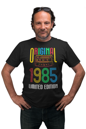 PERSONALIZOWANA KOSZULKA PREZENT NA 30 40 50 URODZINY RETRO LIMITOWANA EDYCJA PODAJ ROK 5