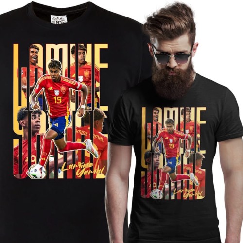 MĘSKA KOSZULKA PIŁKARSKA LAMINE YAMAL PIŁKA NOŻNA HISZPANIA