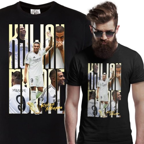 MĘSKA KOSZULKA PIŁKARSKA KYLIAN MBAPPE PIŁKA NOŻNA REAL MADRYT 1