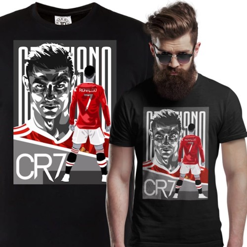 MĘSKA KOSZULKA PIŁKARSKA CRISTIANO RONALDO PIŁKA NOŻNA