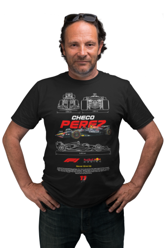 KOSZULKA MĘSKA FORMUŁA 1 WYŚCIGI F1 SERGIO CHECO PEREZ MENDOZA 5
