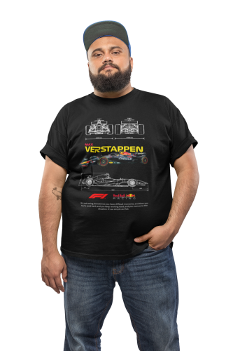 KOSZULKA MĘSKA FORMUŁA 1 WYŚCIGI F1 MAX VERSTAPPEN 3