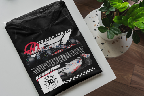 KOSZULKA MĘSKA FORMUŁA 1 WYŚCIGI F1 SCUDERIA TEAM HAAS 6