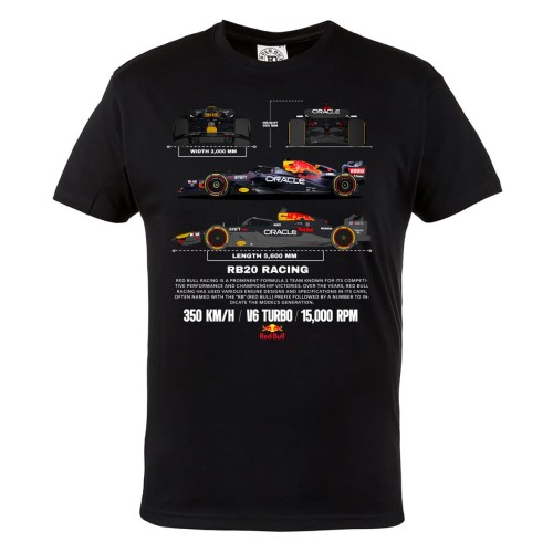 KOSZULKA MĘSKA FORMUŁA 1 WYŚCIGI F1 RED BULL RACING TEAM RB20 2