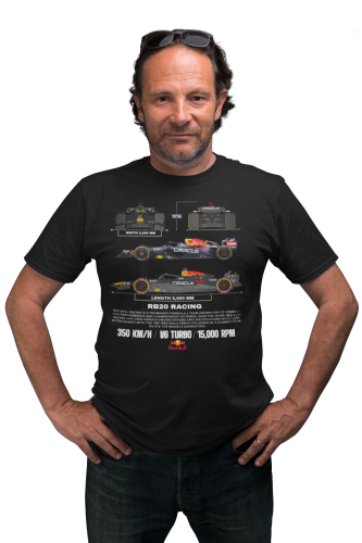 KOSZULKA MĘSKA FORMUŁA 1 WYŚCIGI F1 RED BULL RACING TEAM RB20 5