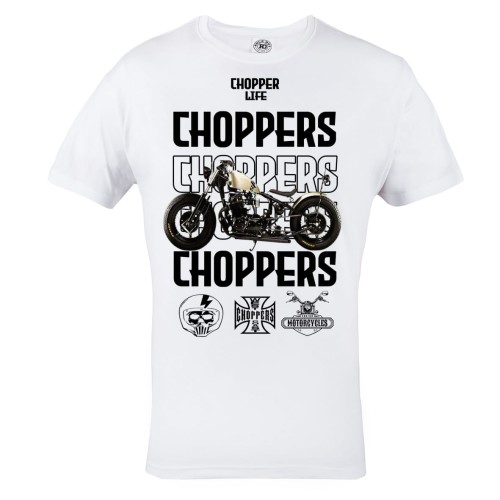 KOSZULKA MĘSKA NA MOTOR MOTOCYKL CHOPPER LIFE 2