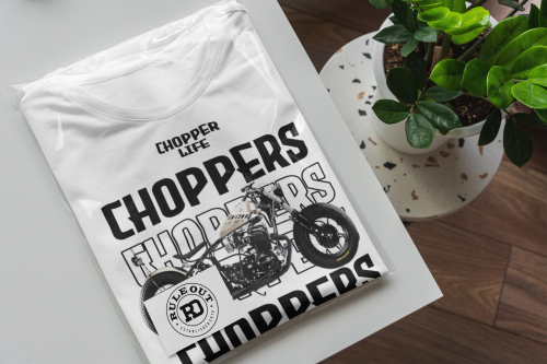 KOSZULKA MĘSKA NA MOTOR MOTOCYKL CHOPPER LIFE 6