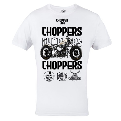 KOSZULKA MĘSKA NA MOTOR MOTOCYKL CHOPPER LIFE 2
