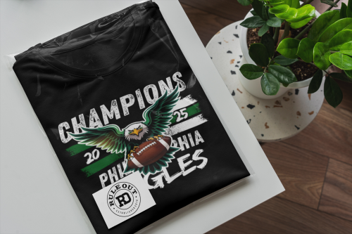 KOSZULKA MĘSKA NFL CHAMPIONS 2025 PHILADELPHIA EAGLES SUPER BOWL 6