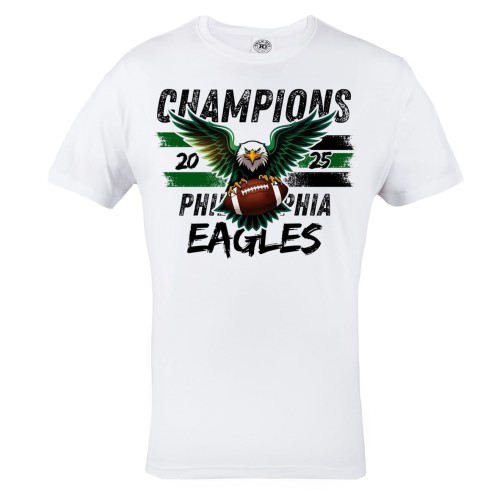 KOSZULKA MĘSKA NFL CHAMPIONS 2025 PHILADELPHIA EAGLES SUPER BOWL 2