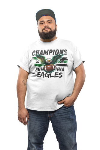 KOSZULKA MĘSKA NFL CHAMPIONS 2025 PHILADELPHIA EAGLES SUPER BOWL 3