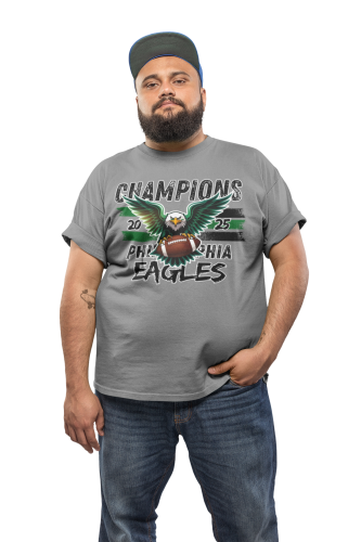 KOSZULKA MĘSKA NFL CHAMPIONS 2025 PHILADELPHIA EAGLES SUPER BOWL 3
