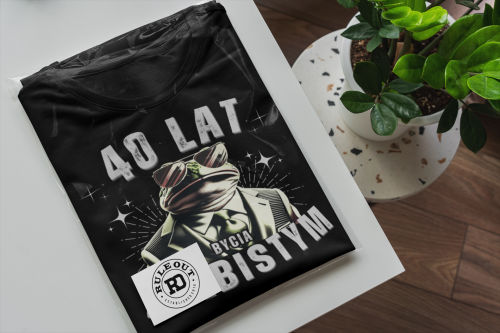 KOSZULKA PREZENT NA 40 URODZINY 40 LAT BYCIA ŻAJEBISTYM 6