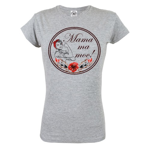 KOSZULKA DAMSKA PREZENT NA DZIEŃ MAMY MAMA MA MOC