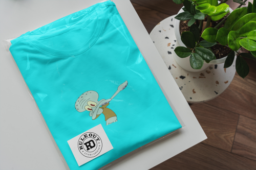 MĘSKA KOSZULKA NA LATO SPONGEBOB I LOVE SUMMER SKALMAR OBŁYNOS 6